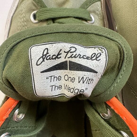 Converse Jack Purcell Low 'twisted Summer Street Sage Sneakers Green  M/8 W/9.5 - Picture 9 of 11